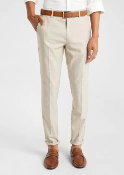 Samson Skinny Check Chino -yd. Y231CB04 NAT 1