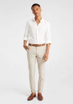 Samson Skinny Check Chino -yd. Y231CB04 NAT MODEL