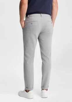 Amazen Slim Cropped Textured Chino