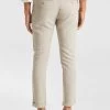 Leura Slim Cropped Textured Chino -yd. Y231CB08 NAT 2
