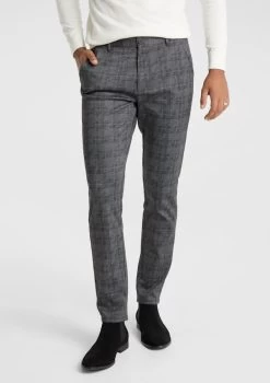 Simon Skinny Check Chino
