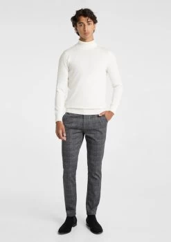 Simon Skinny Check Chino -yd. Y231CB14 CHR MODEL