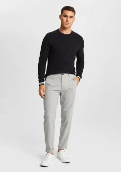 Selfridge Slim Cropped Brushed Chino -yd. Y231CB18 GRY MODEL