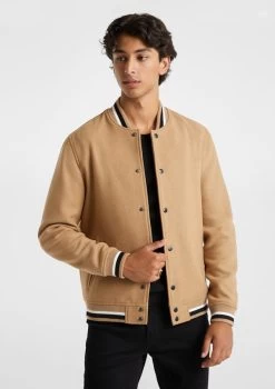 Wool Blend Teeter Varsity Jacket -yd. Y231CJ04 CAR 1