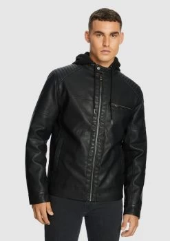 Rock Biker Jacket -yd. Y231CJ08 BLK 5