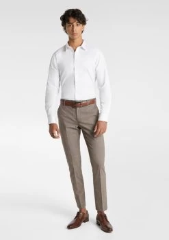 Wonder Skinny Fit Dress Pant -yd. Y231DB04SK COF MODEL