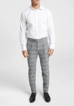 Republic Slim Pleat Dress Pant -yd. Y231DB09ST PEW MODEL