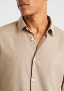 Hargrove Brushed Shirt -yd. Y231LS06 NAT 3