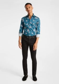 Byers Slim Fit Floral Shirt -yd. Y231LS09 TEA MODEL