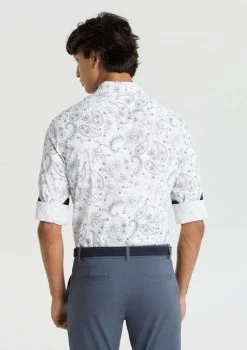 Atkinson Slim Fit Paisley Shirt
