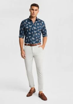 Hanalei Floral Shirt -yd. Y231LS28 TEA MODEL