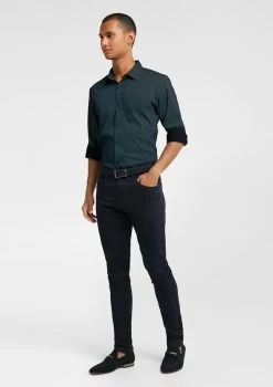 Cape Slim Fit Geo Shirt -yd. Y231LS32 TEA 4