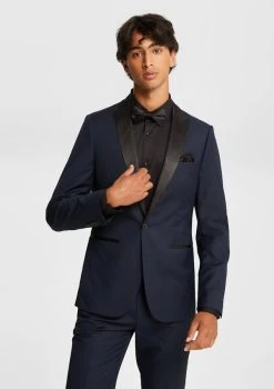 JAGUAR WOOL BLEND SLIM SUIT -yd. Y231SJ07 INK MODEL 3