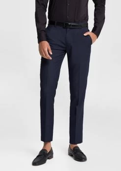 JAGUAR WOOL BLEND SLIM SUIT -yd. Y231SJ07 INK MODEL 6