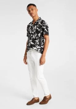 Nero Viscose Blend Print Shirt -yd. Y231SS01 BLK 4