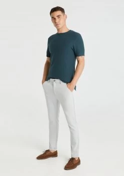 Glendale Crew Neck Textured Tee -yd. Y231TB01 GRN 4