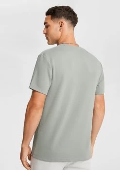 Tannen Panel Textured Tee